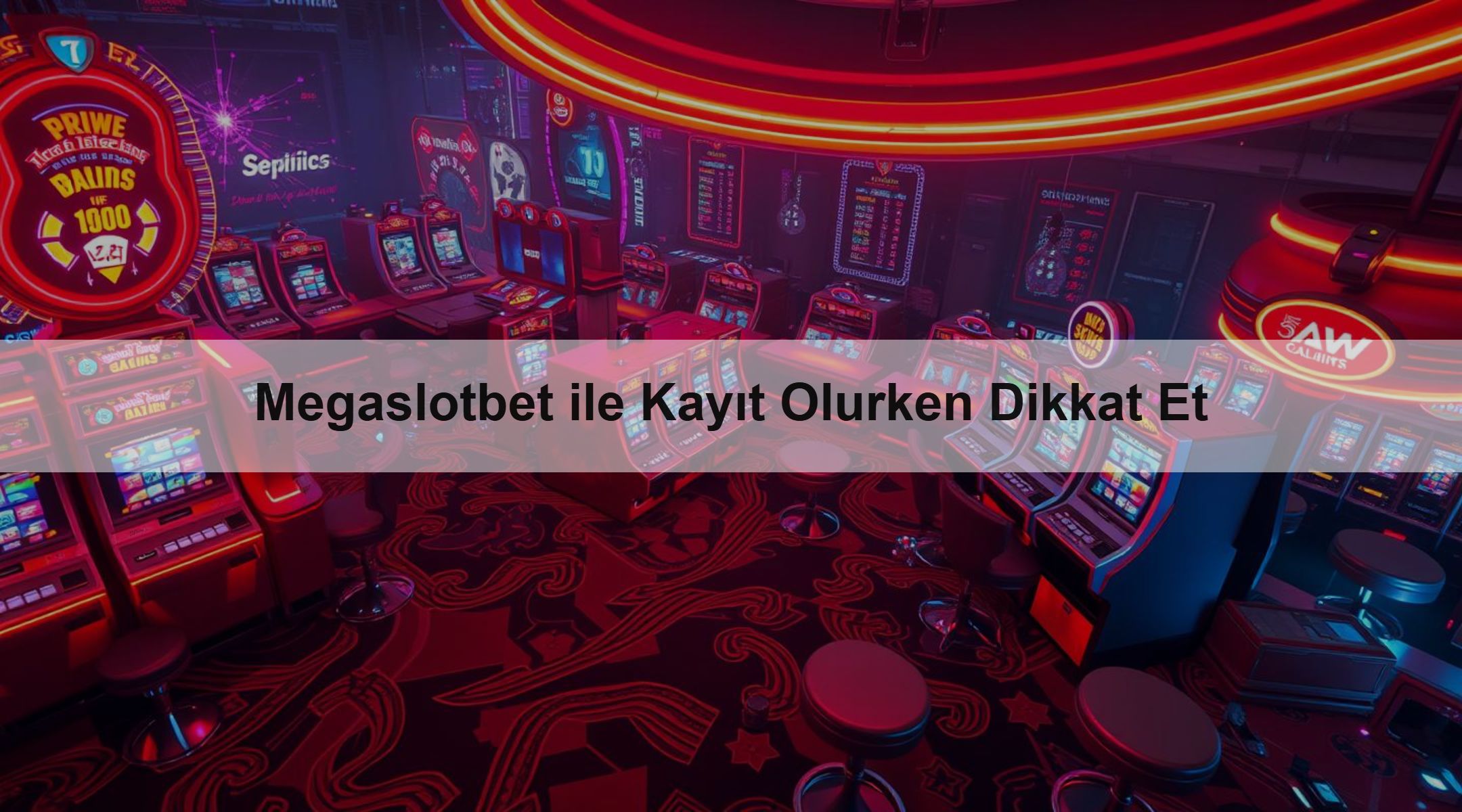 Megaslotbet ile Kayıt Olurken Dikkat Et