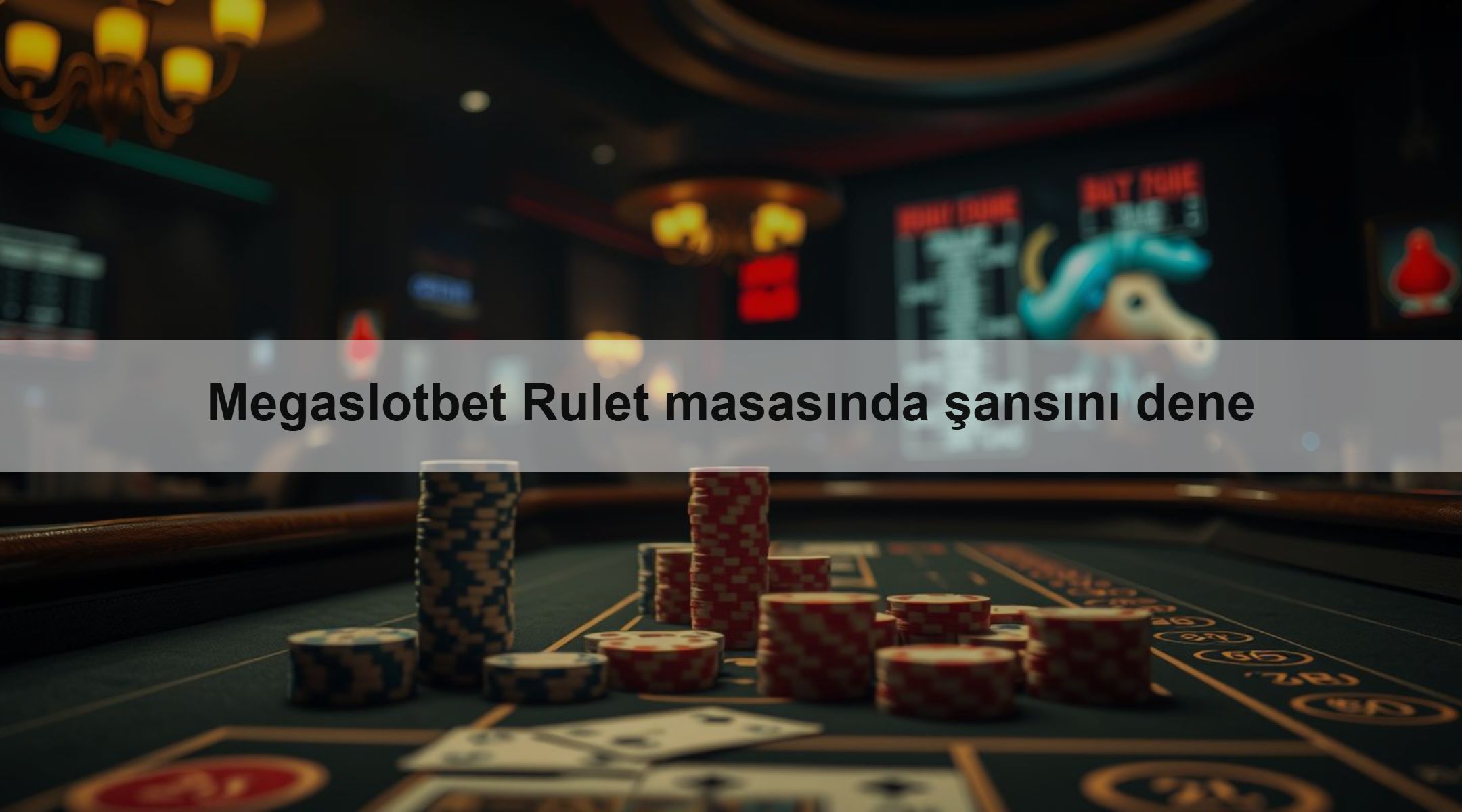 Megaslotbet Rulet masasında şansını dene